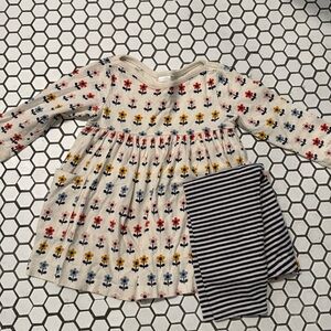 12-18 Month Hanna Anderson Tunic Dress and Leggings